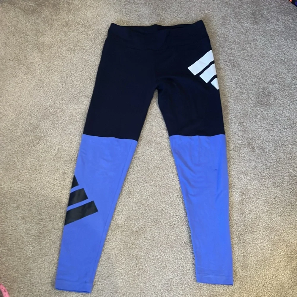 Adidas Colorblock Leggings - Picture 2 of 4